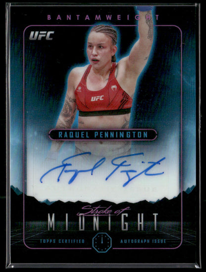 2024 Topps Midnight UFC Raquel Pennington #SMA-RPN Autograph