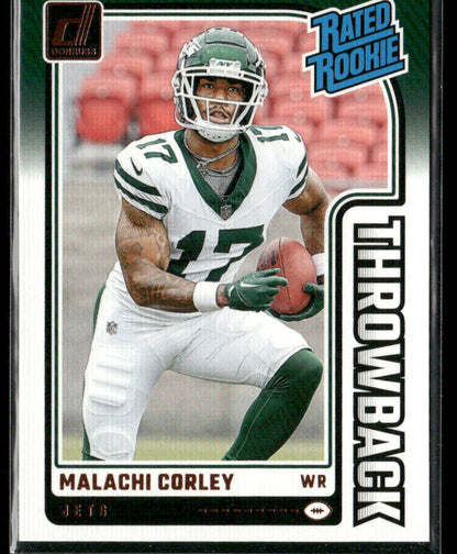 2024 Panini Donruss Malachi Corley #37 Rated Rookie