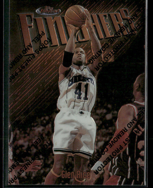 1997-98 Topps Finest Glen Rice #F5 Finishers