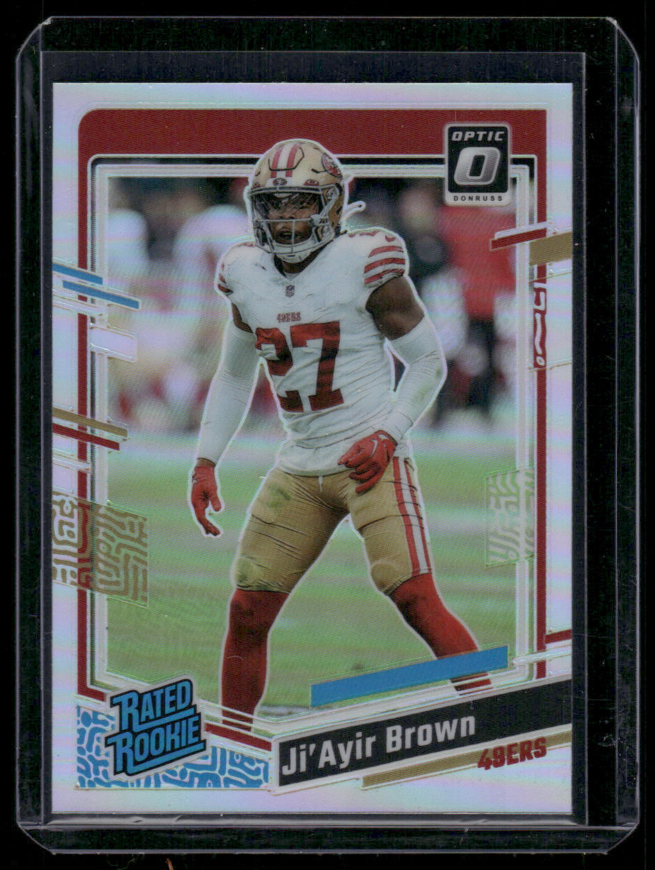 2023 Panini Donruss Optic Ji'Ayir Brown #290 Holo Prizm Rated Rookie