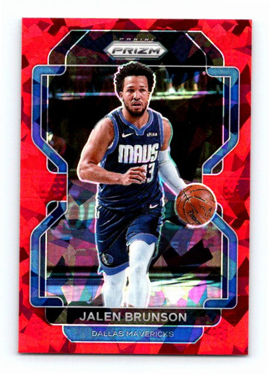 2021 Panini Prizm Jalen Brunson #144 Red Ice Prizm