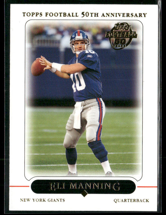 Topps Football 50th Anniversary Eli Manning #10