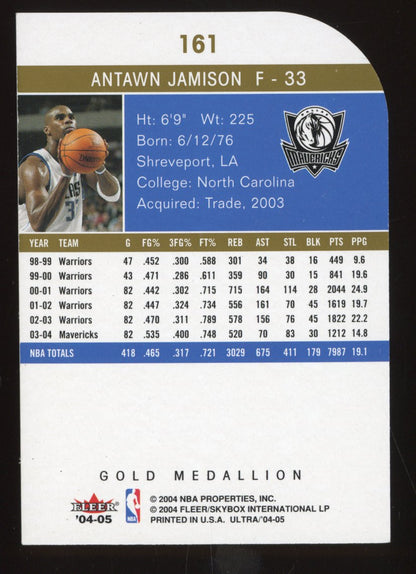 2004 Fleer Ultra Antawn Jamison #161 Gold Medallion