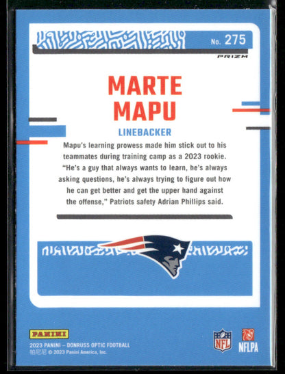 2023 Panini Donruss Optic Marte Mapu #275