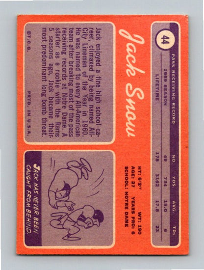 1970 Topps Jack Snow #44