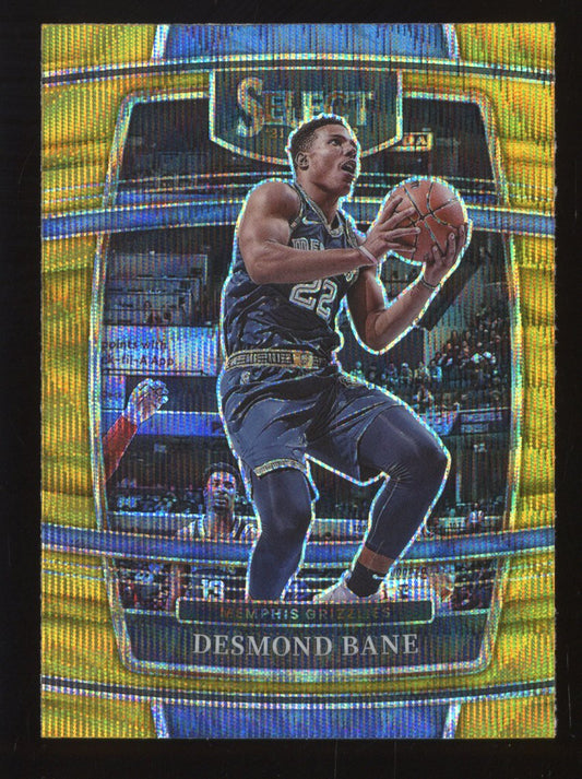 2021-22 Panini Select Desmond Bane #63 Gold Wave