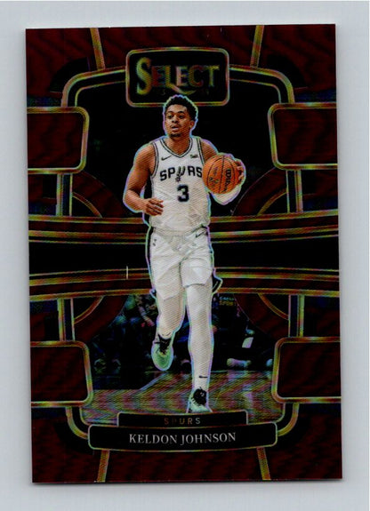 2023 Panini Select Keldon Johnson #61 Maroon Prizm /175