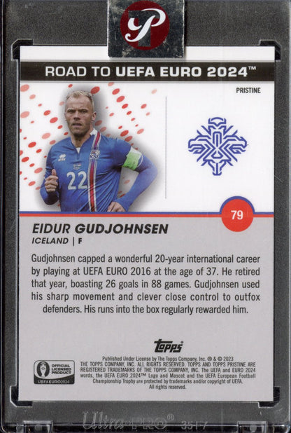 2024 Topps Pristine Eidur Gudjohnsen #79