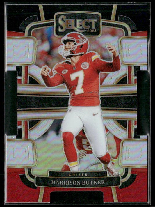 2023 Panini Select Harrison Butker #48 Die Cut