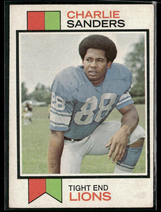 1973 Topps Charlie Sanders #395