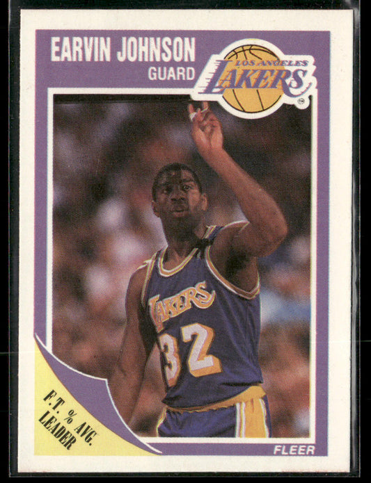 1989-90 Fleer Earvin Johnson #77