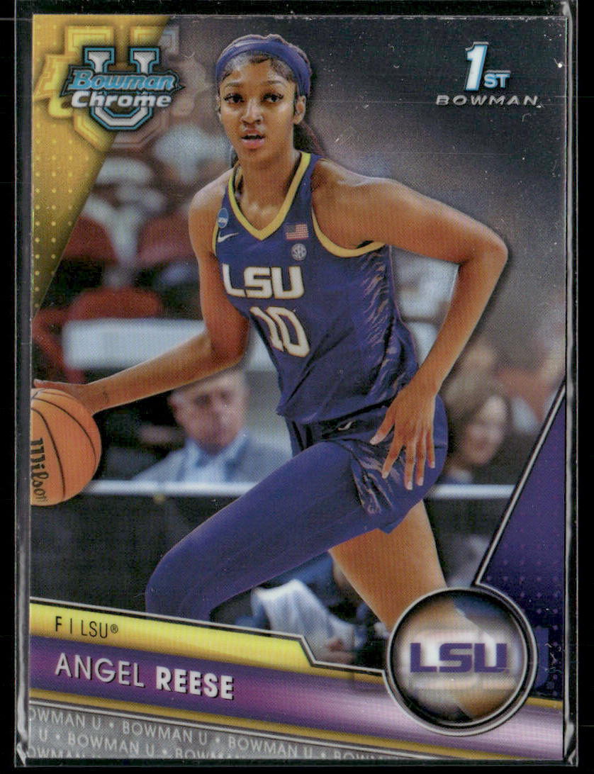 2023 Bowman Chrome University Angel Reese #49 1st Bowman