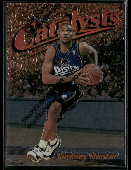 1997-98 Topps Finest Lindsey Hunter #C23 Catalyst