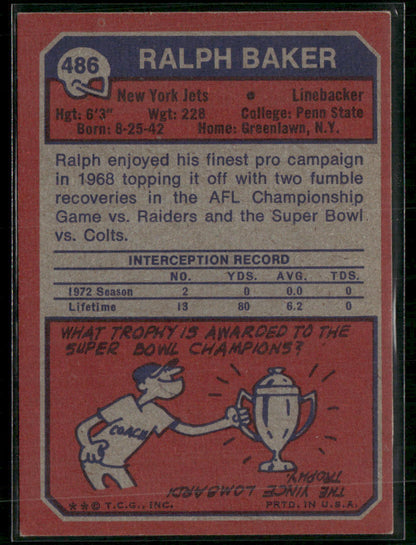 1973 Topps Ralph Baker #486