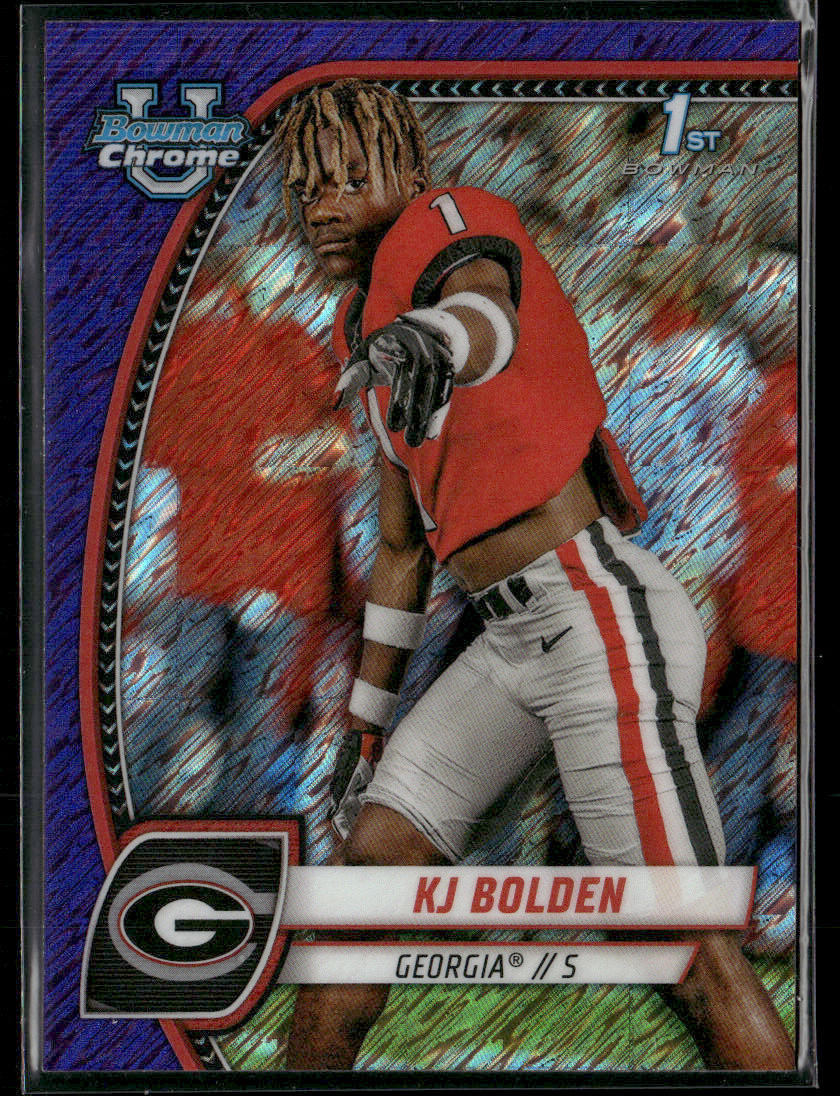 2024 Bowman Chrome KJ Bolden #115 Purple Shimmer