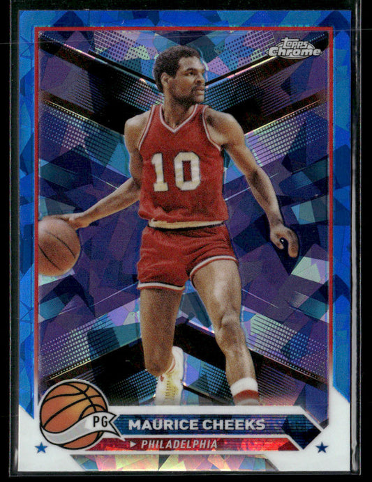 2024 Topps Chrome Sapphire Maurice Cheeks #34