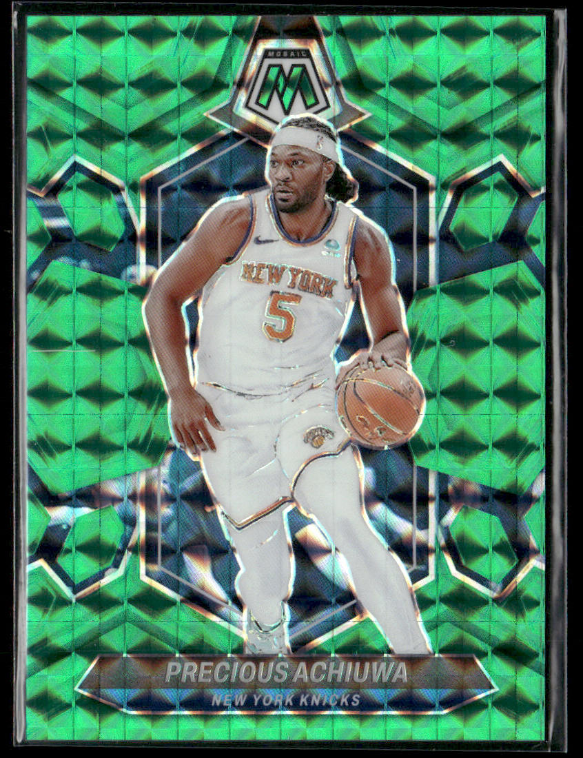 2023-24 Panini Mosaic Precious Achiuwa #34 Teal /75