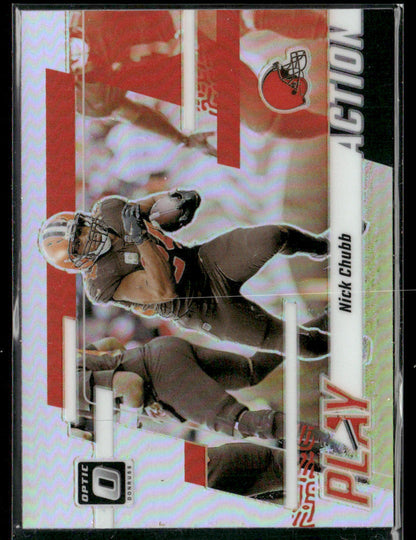 2023 Panini Optic Nick Chubb #7 Action