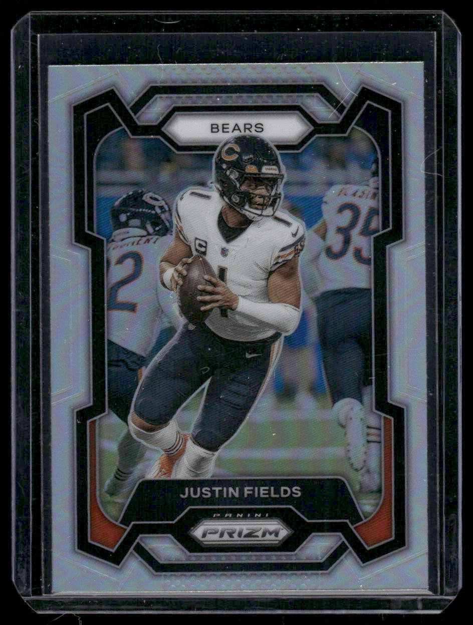 2023 Panini Prizm Justin Fields #48 Silver Prizm Rookie