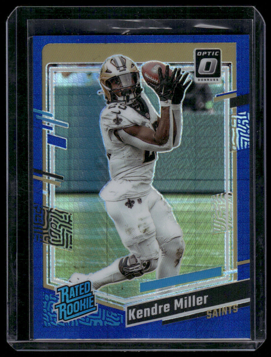 2023 Panini Donruss Optic Kendre Miller #284 Blue Hyper Prizm Rated Rookie