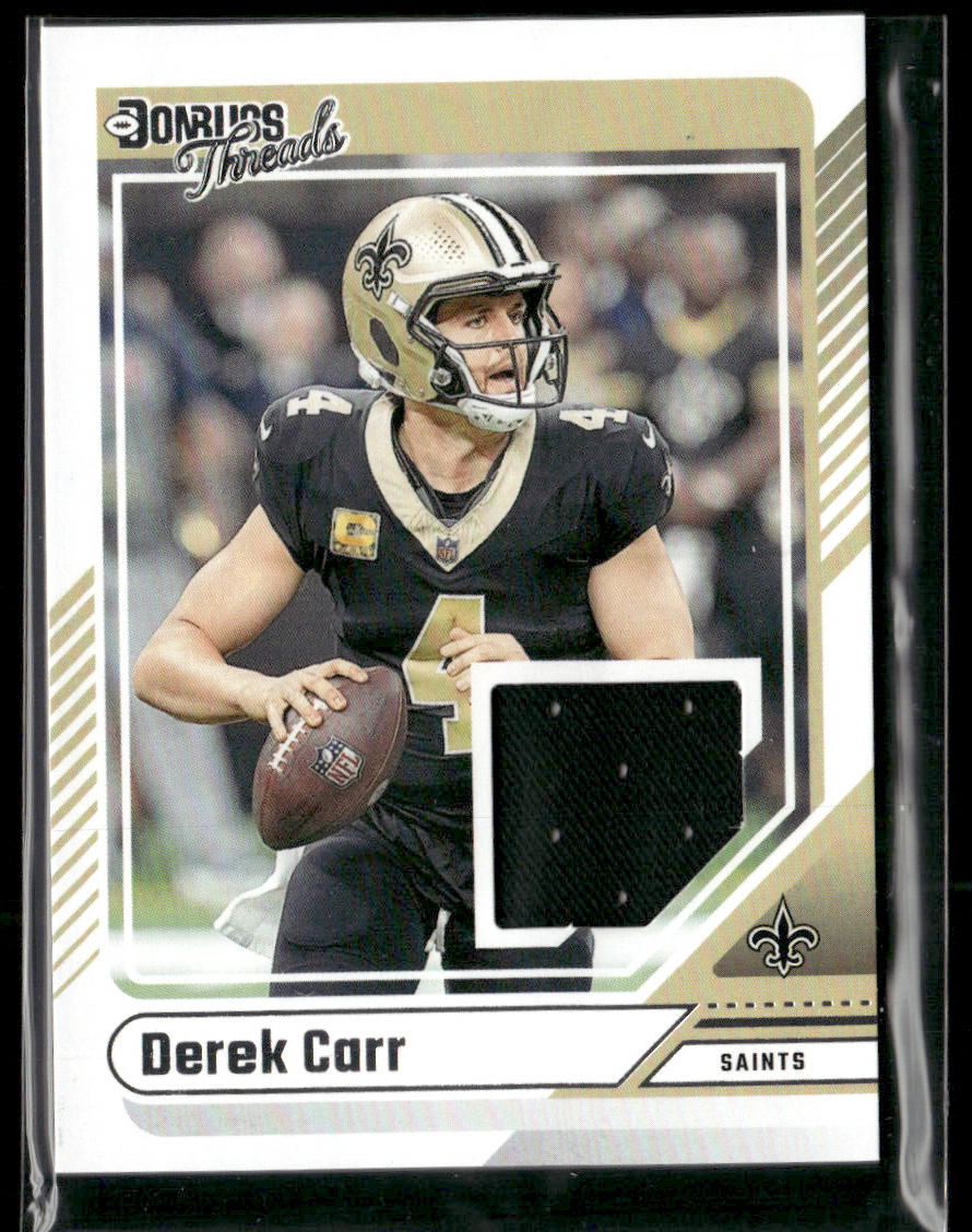 2024 Panini Donruss Derek Carr #DTH-DCA Threads Relic