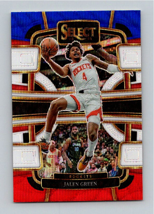 2023-24 Panini Select Jalen Green #42 Tri-Color