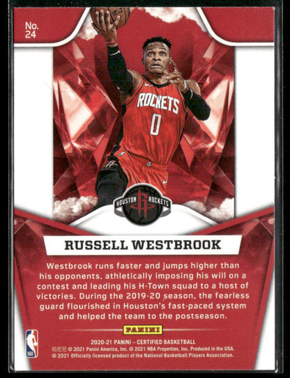 2020-21 Panini Certified Russell Westbrook #24 The Mighty