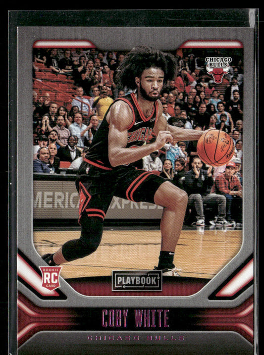 2019-20 Chronicles Coby White #193 Playbook Pink Rookie