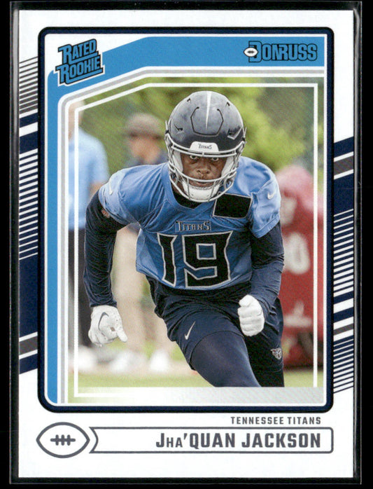 2024 Donruss Jha'Quan Jackson #396 Rated Rookie