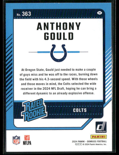 2024 Donruss Anthony Gould #363