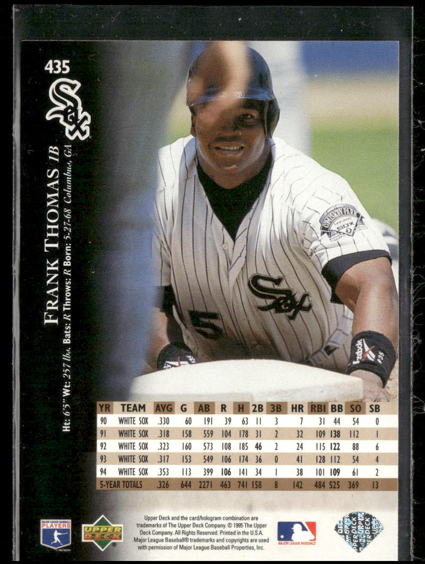 1995 Upper Deck Frank Thomas #435