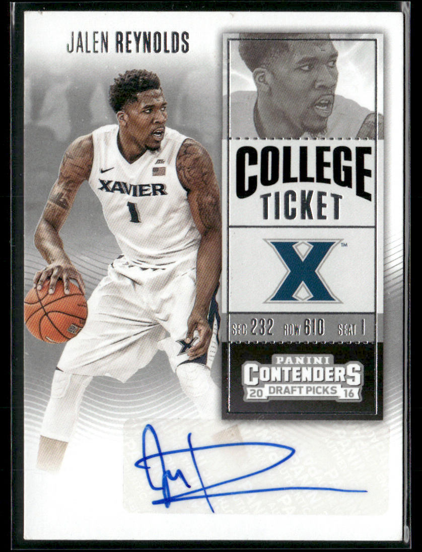 2016 Panini Contenders Draft Picks Jalen Reynolds #142 Autograph