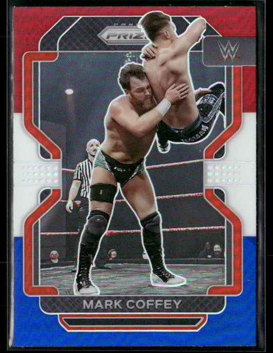 2022 Panini Prizm WWE Mark Coffey #107 Red White BLue