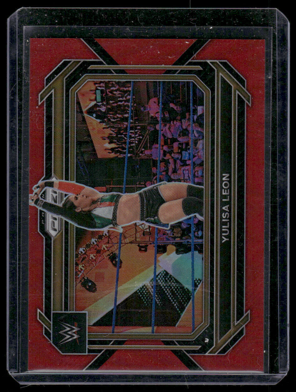 2022 Panini Prizm WWE Yulisa Leon #73 Red Prizm /299