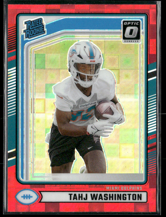 2024 Panini Donruss Tahj Washington #346