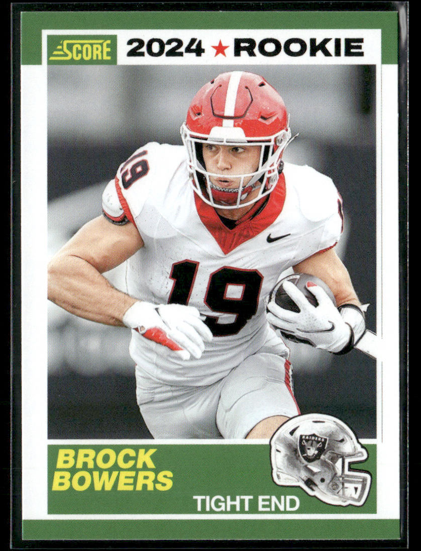 2024 Panini Brock Bowers #19 Rookie