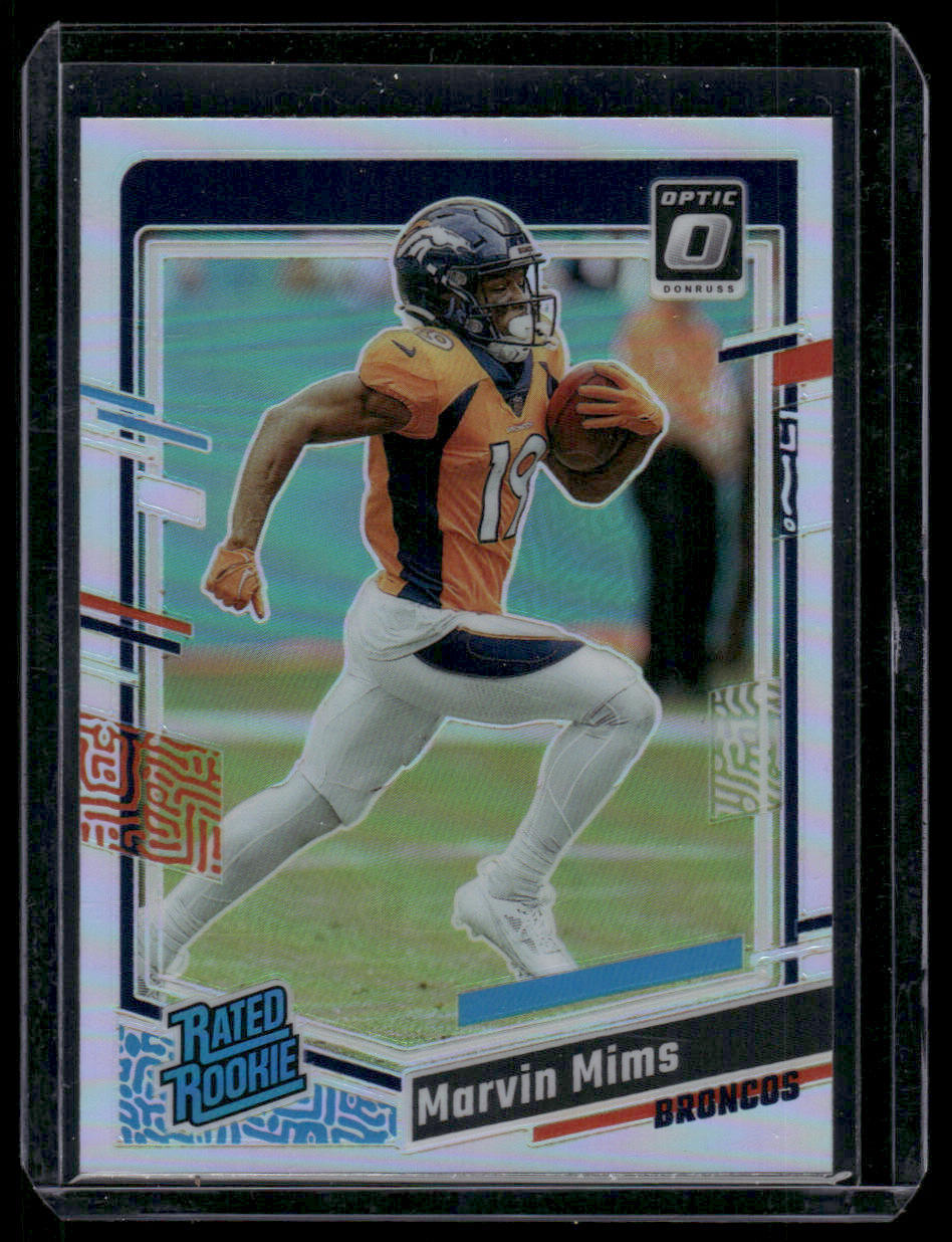 2023 Panini Donruss Optic Marvin Mims #231 Holo Prizm Rated Rookie