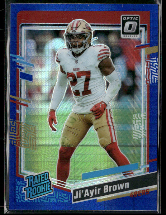 2023 Panini Donruss Optic Ji'Ayir Brown #290 Rated Rookie