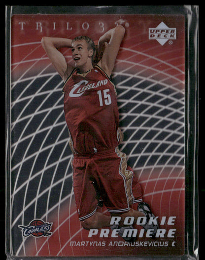 2005-06 Upper Deck Trilogy Martynas Andriuskevicius #103 Rookie Premiere /999