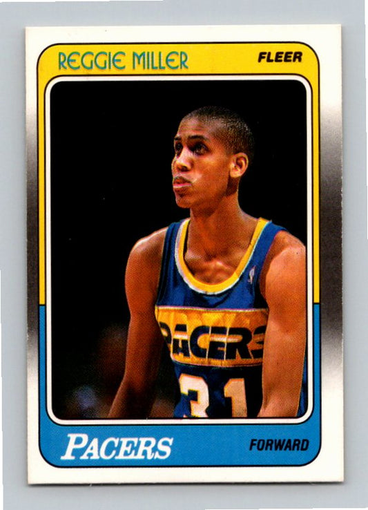 1988 Fleer Reggie Miller #57 Rookie