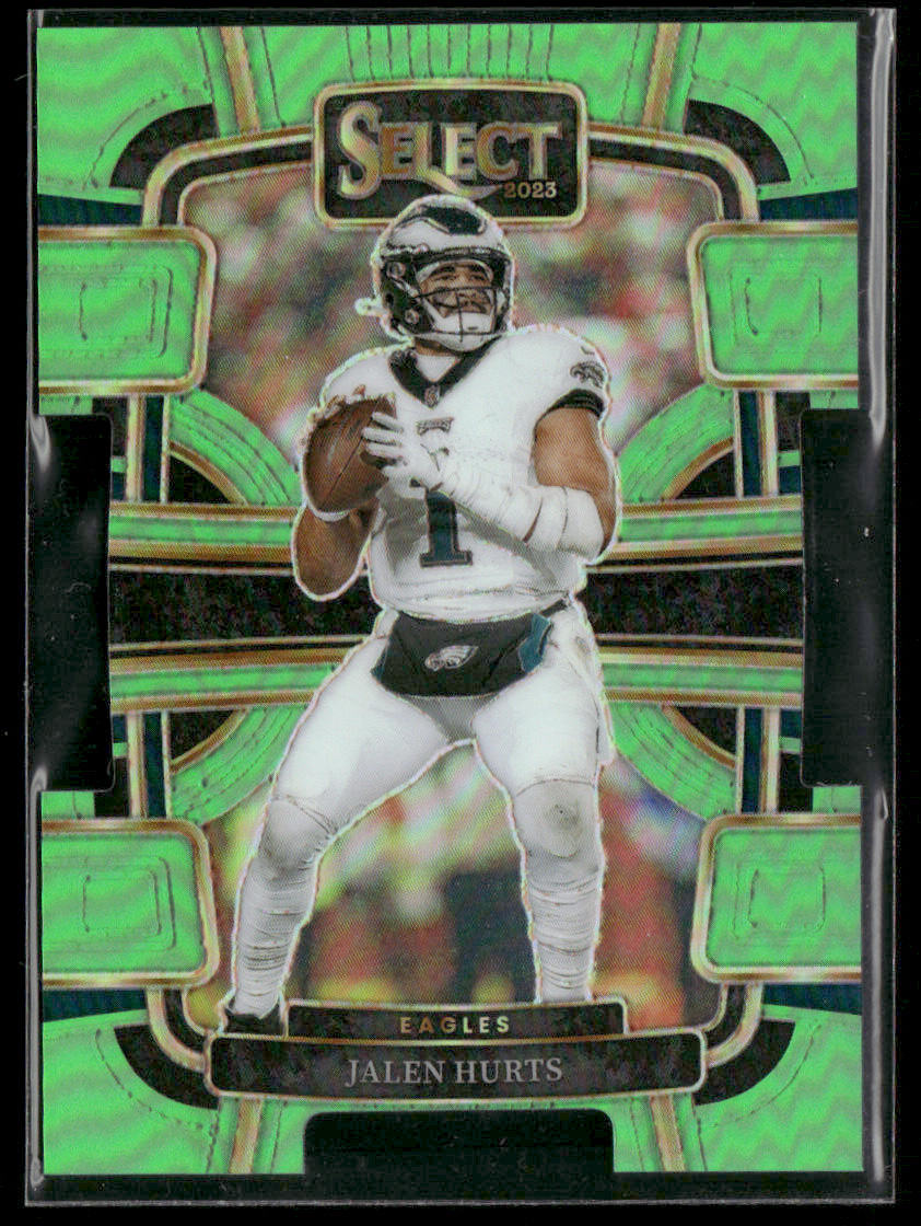 2023 Panini Select Jalen Hurts #79 Neon Green Prizm /599