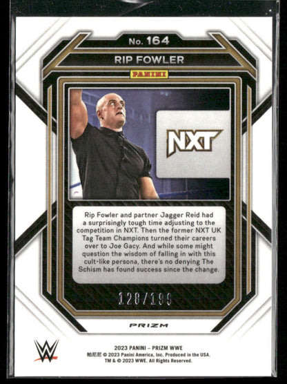 2023 Panini Prizm WWE Rip Fowler #164 Blue /199