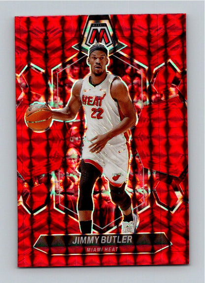 2023-24 Mosaic Jimmy Butler #121 Red Mosaic Hobby Exclusive Color Match