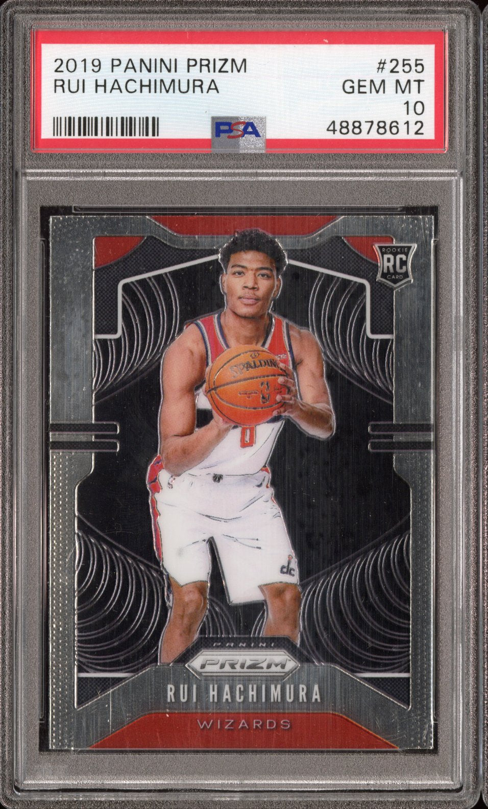 2019 Panini Prizm Rui Hachimura #255 PSA 10