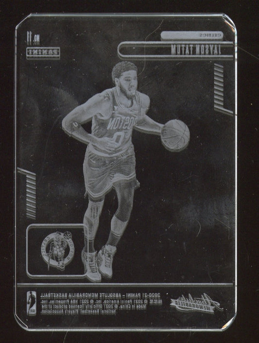 2020-21 Panini Absolute Memorabilia Jayson Tatum #11 Glass