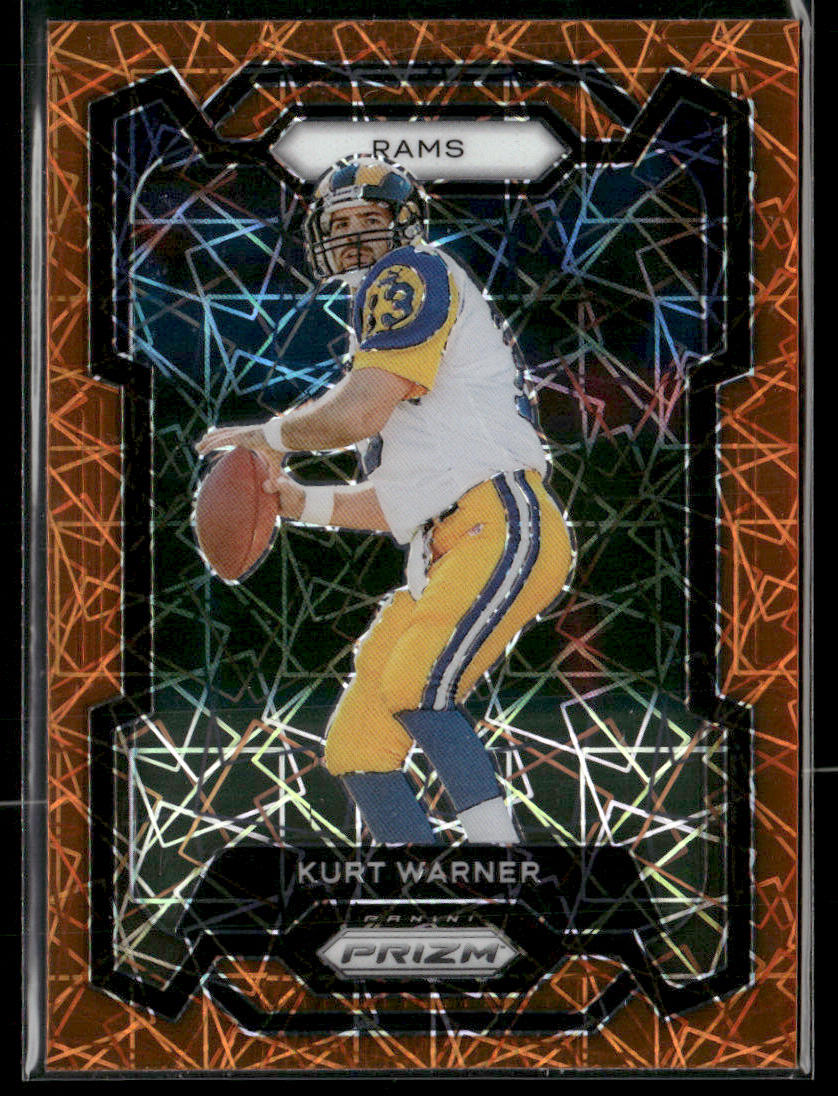 2023 Panini Prizm Kurt Warner #166 Orange Lazer