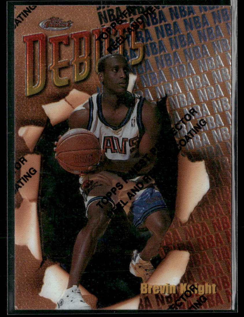 1997 Topps Finest Brevins Knight #D15 Debuts Rookie