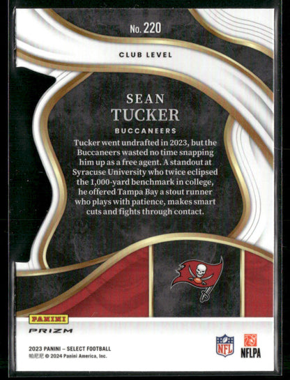 2023 Panini Select Sean Tucker #220 RC