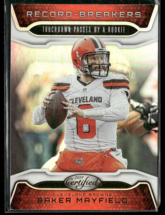 2019 Panini Certified Baker Mayfield #RB-BM Record Breakers