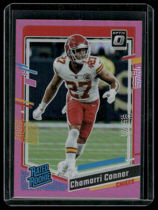 2023 Panini Donruss Optic Chamarri Conner #255 Pink Prizm Rated Rookie